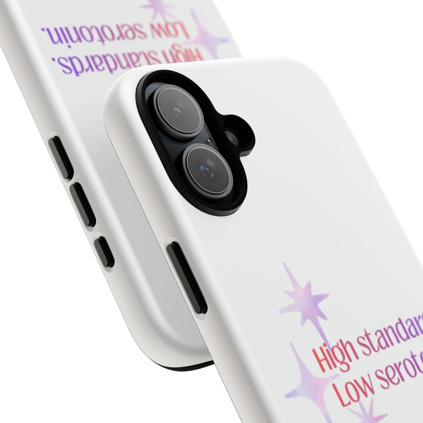 High Standards Low Serotonin Phone Case For iPhone And Samsung