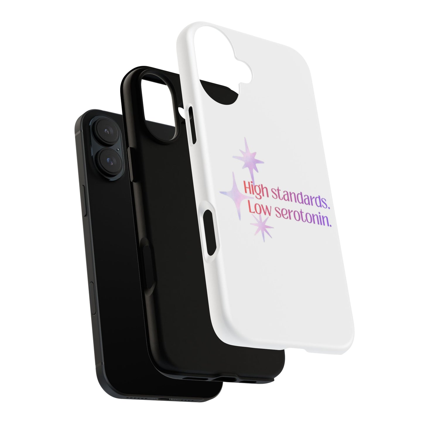 High Standards Low Serotonin Phone Case For iPhone And Samsung