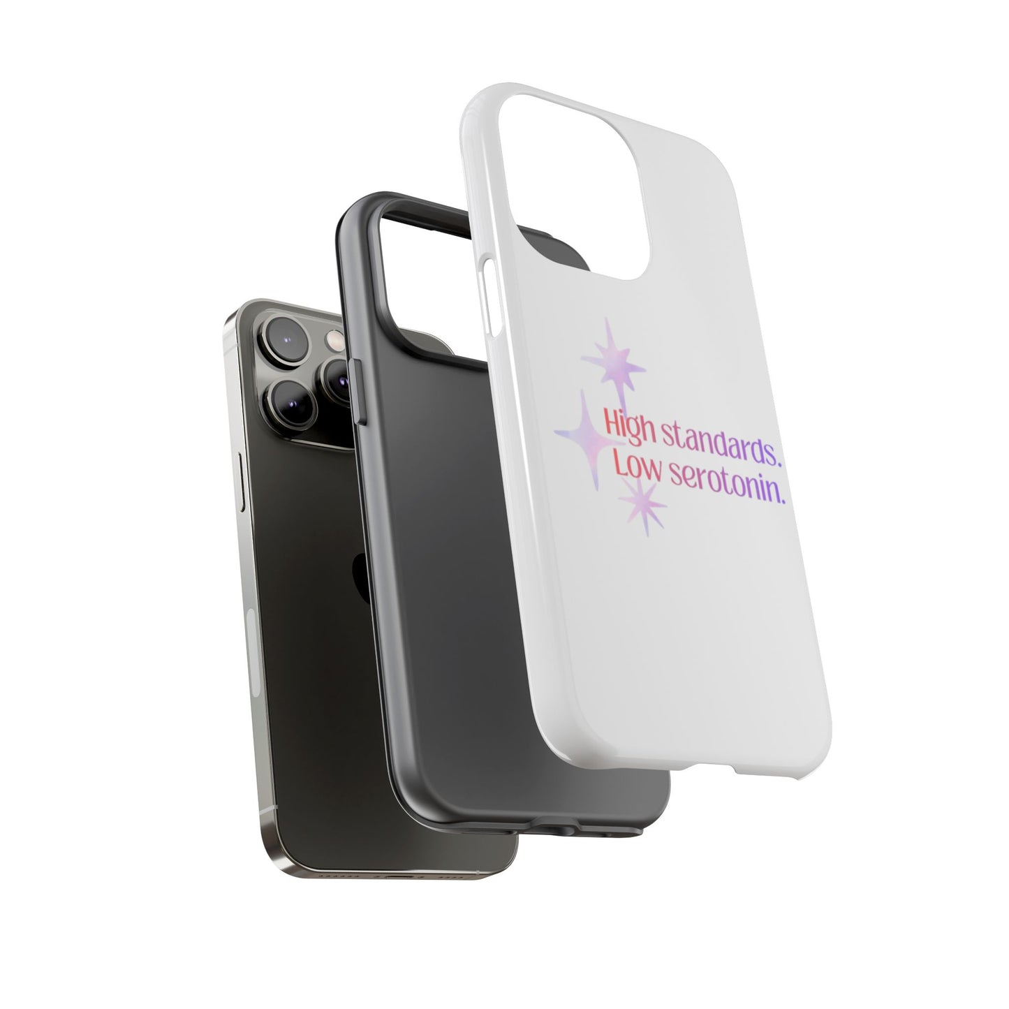 High Standards Low Serotonin Phone Case For iPhone And Samsung