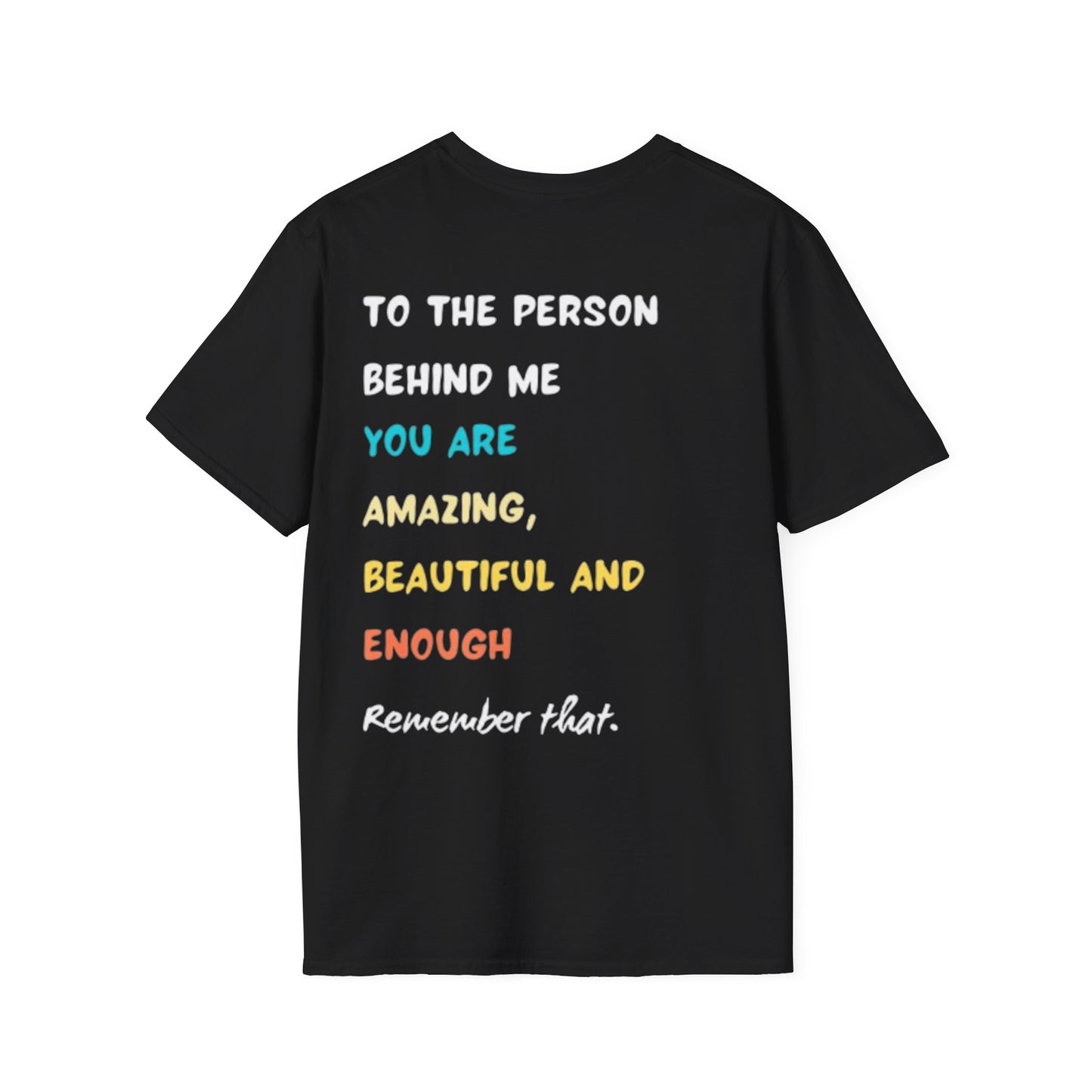You Matter Smiley T-Shirt | Inspirational Message Back