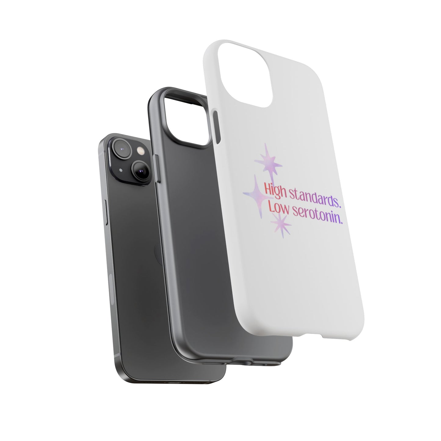 High Standards Low Serotonin Phone Case For iPhone And Samsung