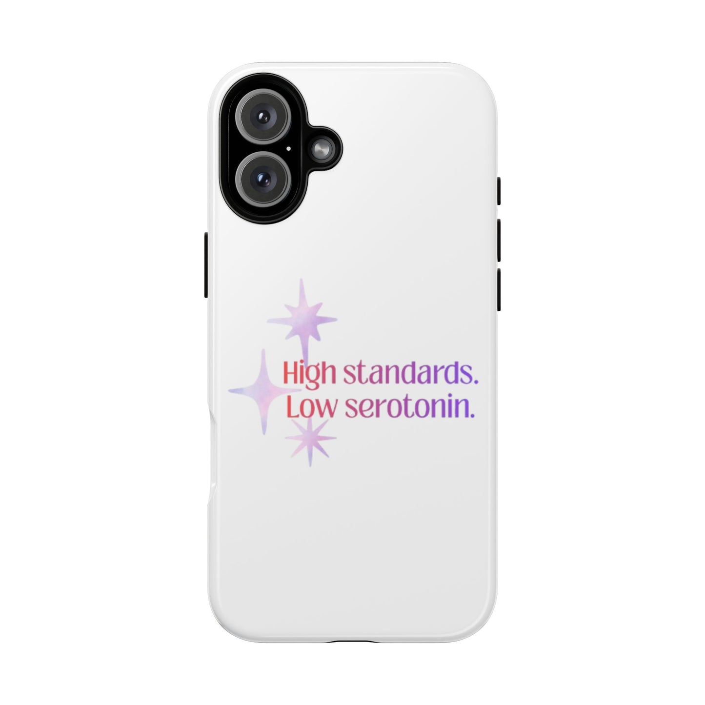 High Standards Low Serotonin Phone Case For iPhone And Samsung