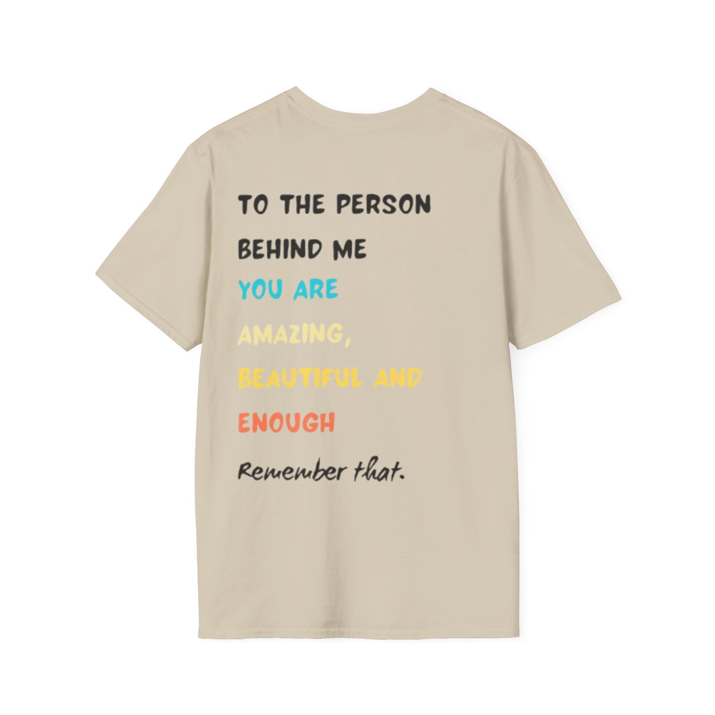 You Matter Smiley T-Shirt | Inspirational Message Back