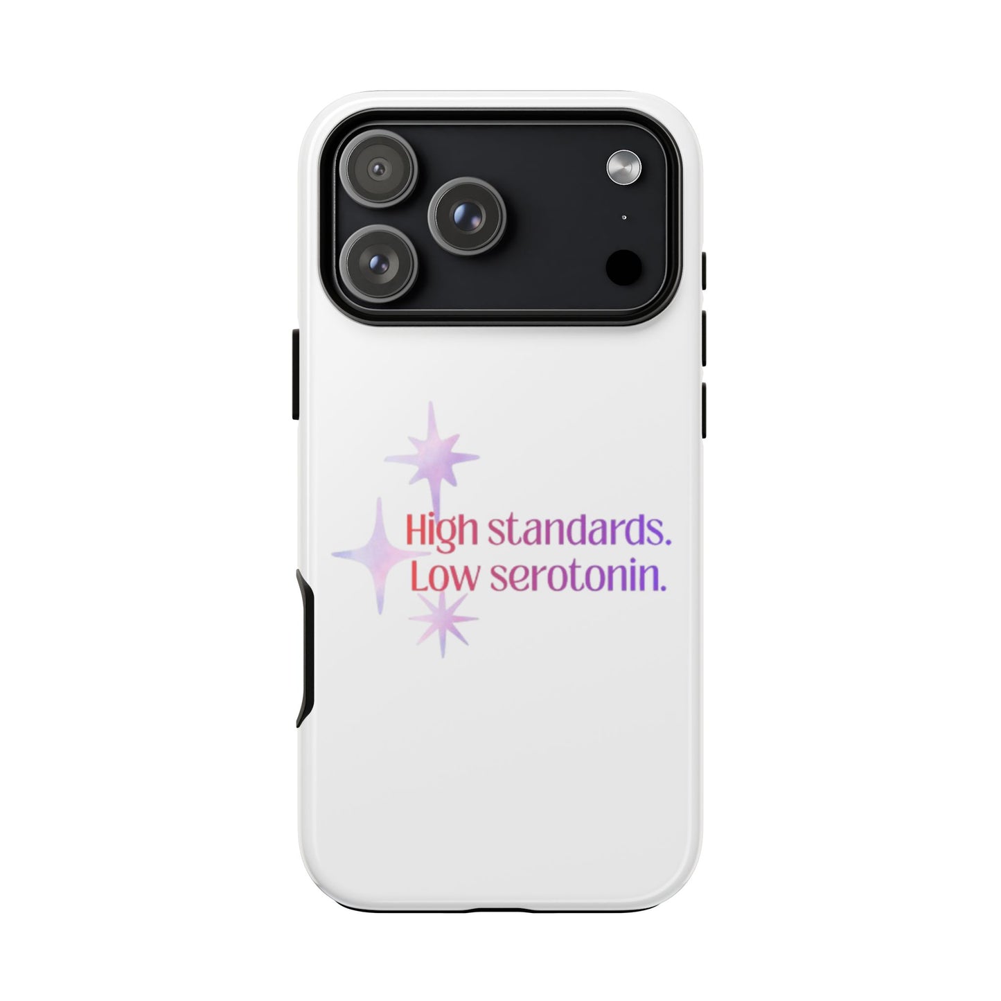 High Standards Low Serotonin Phone Case For iPhone And Samsung
