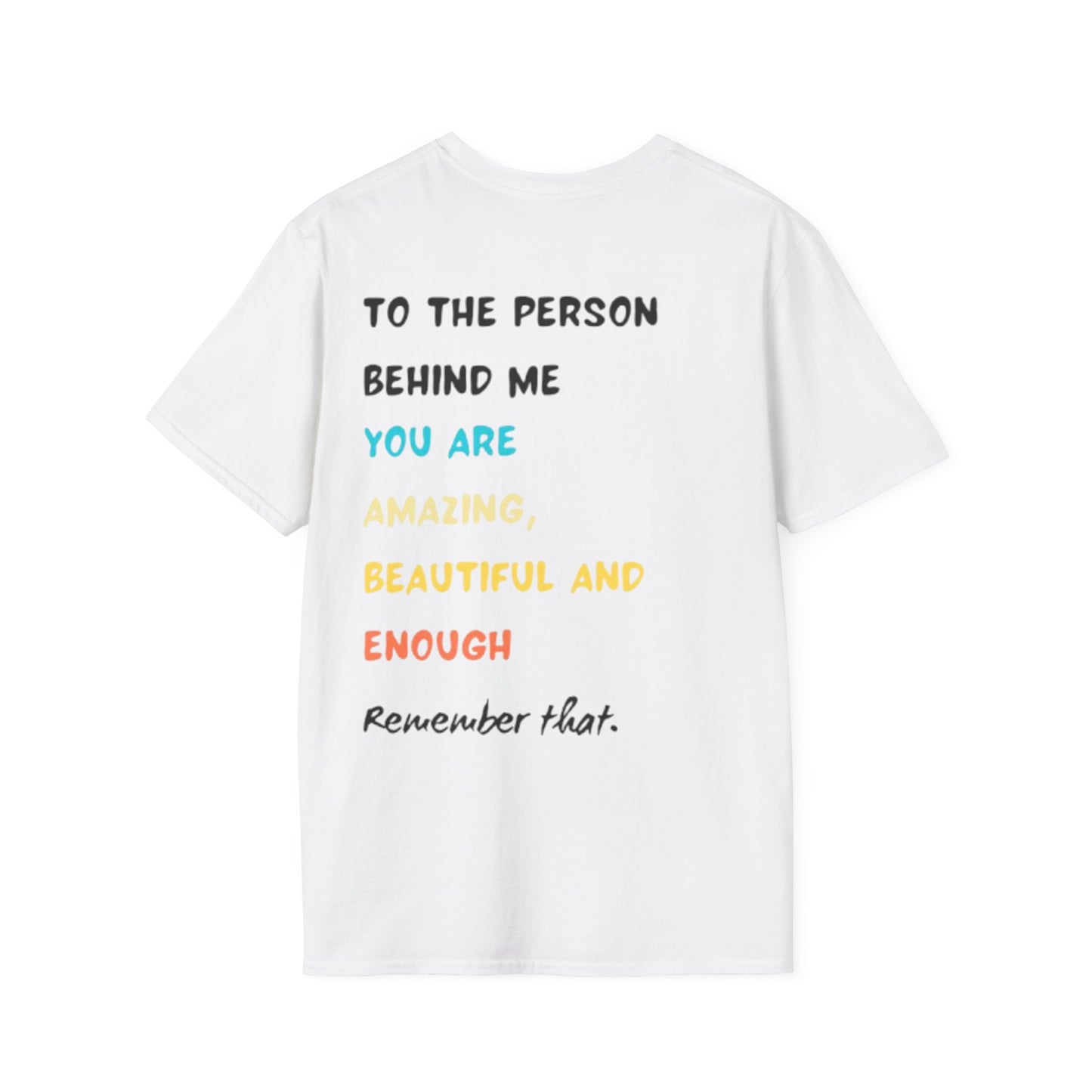 You Matter Smiley T-Shirt | Inspirational Message Back