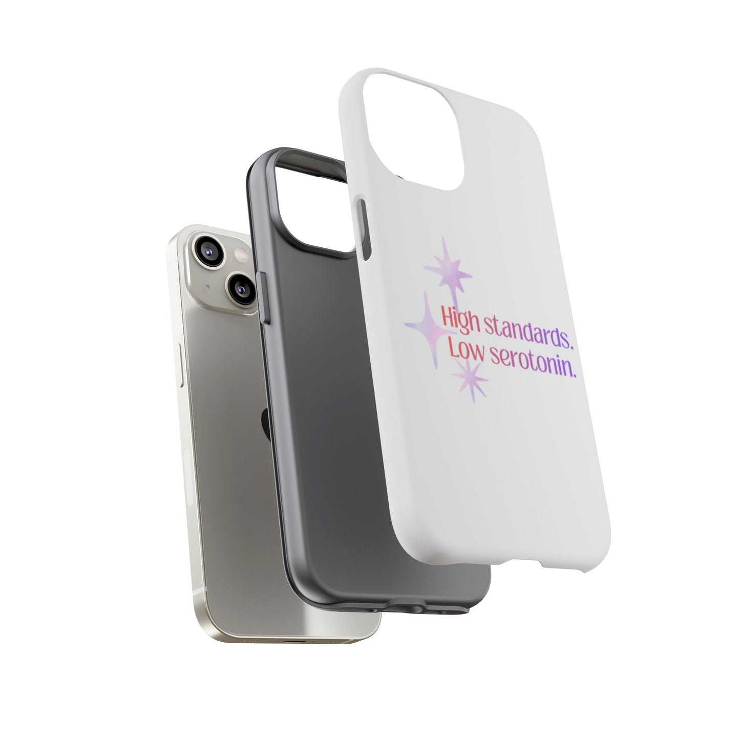 High Standards Low Serotonin Phone Case For iPhone And Samsung