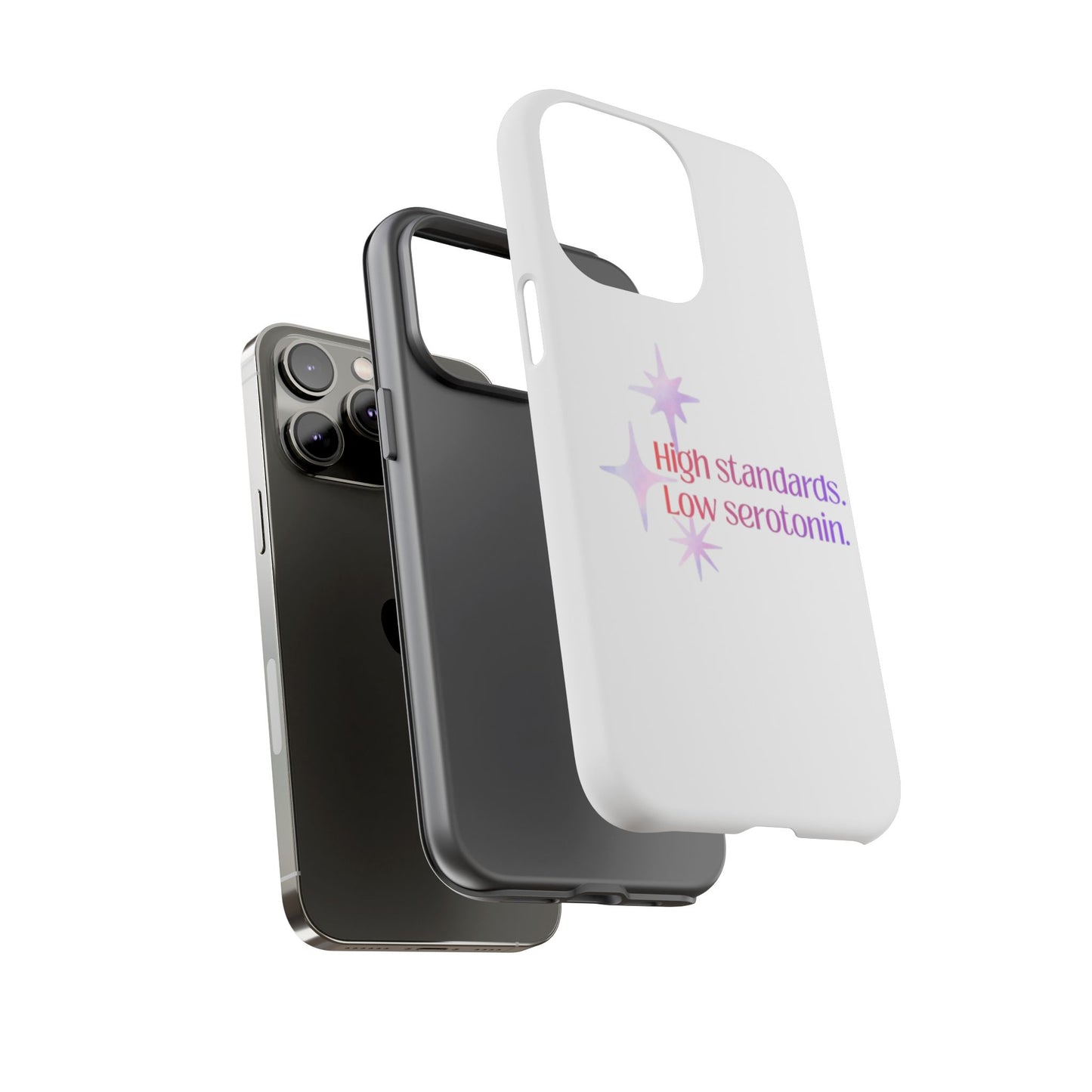 High Standards Low Serotonin Phone Case For iPhone And Samsung