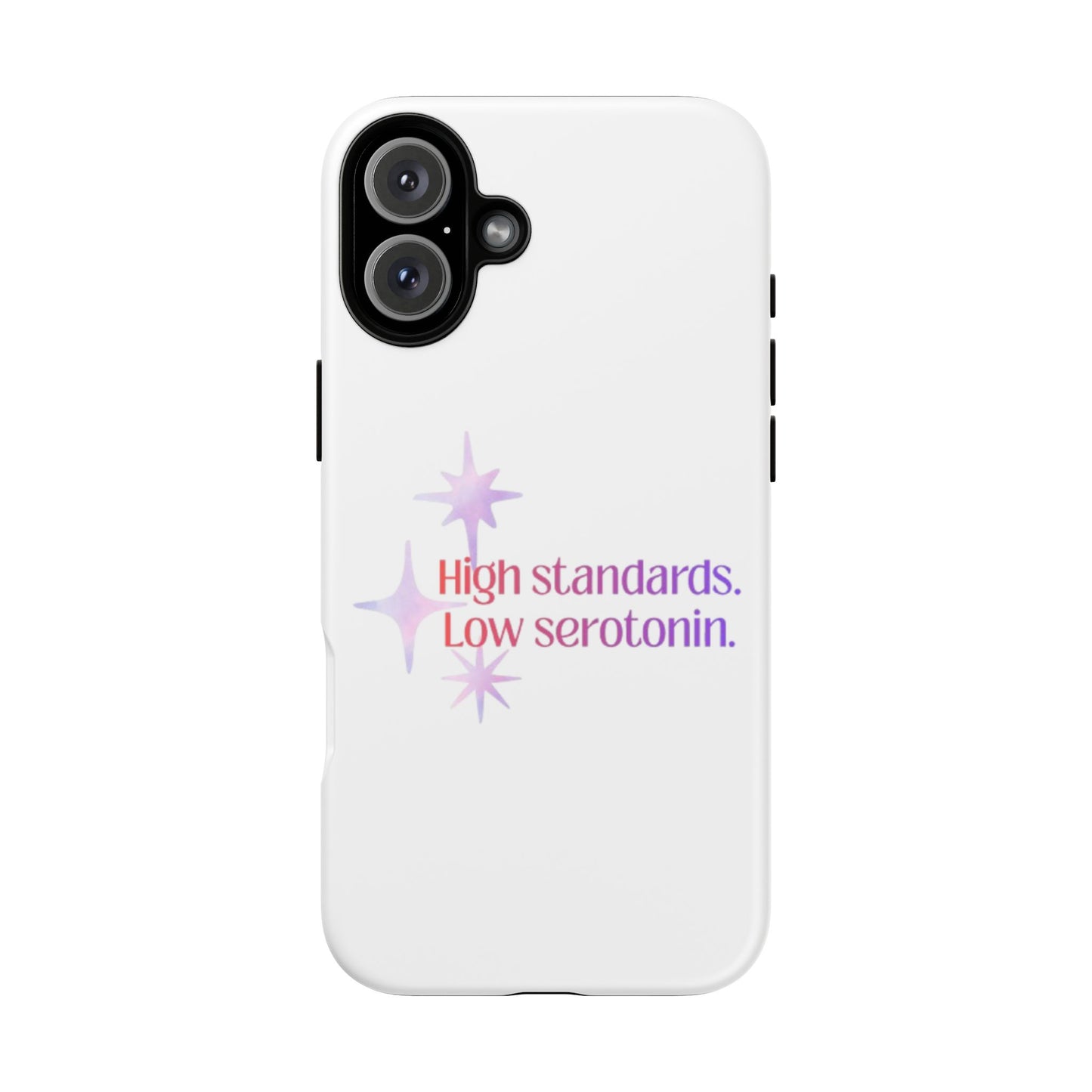 High Standards Low Serotonin Phone Case For iPhone And Samsung