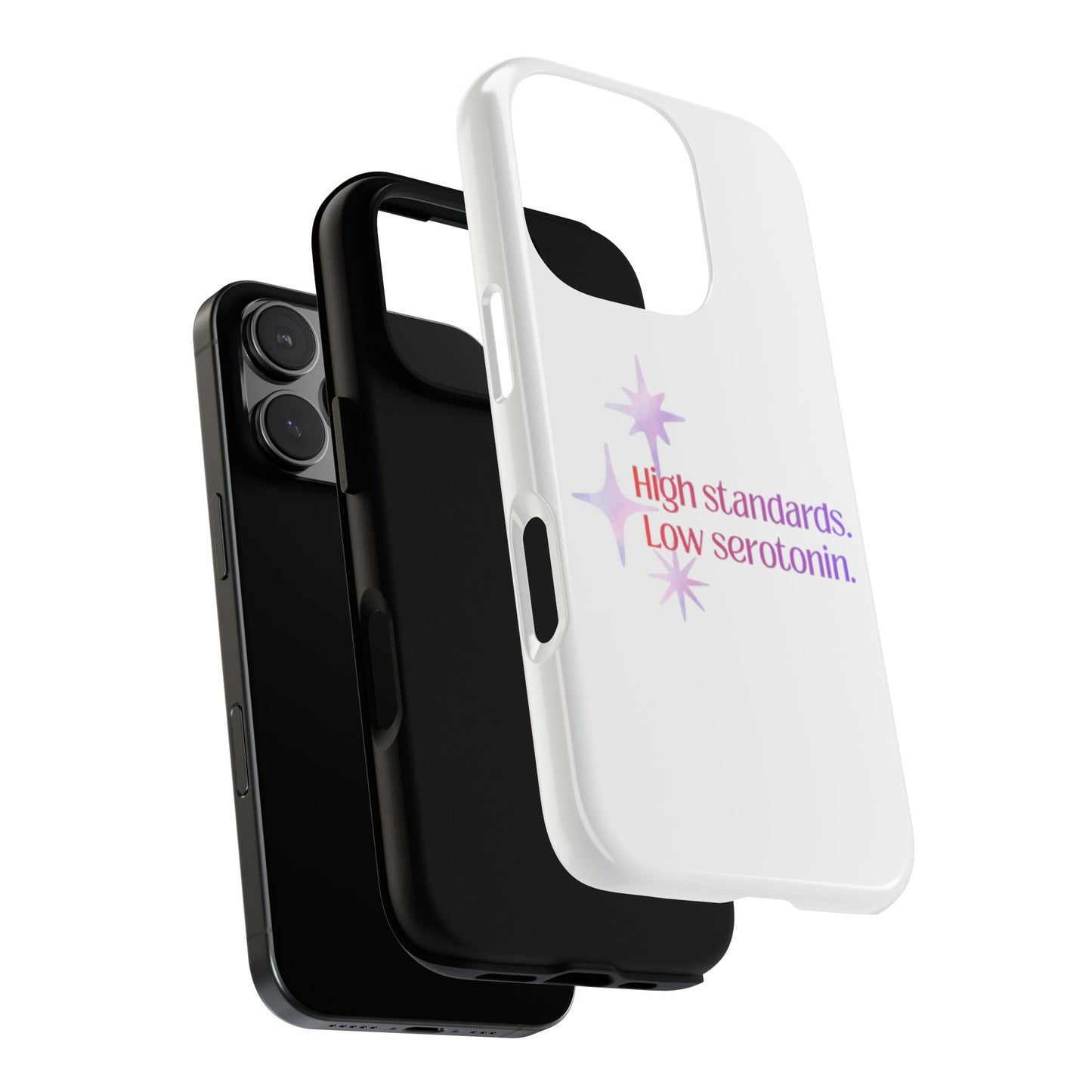 High Standards Low Serotonin Phone Case For iPhone And Samsung