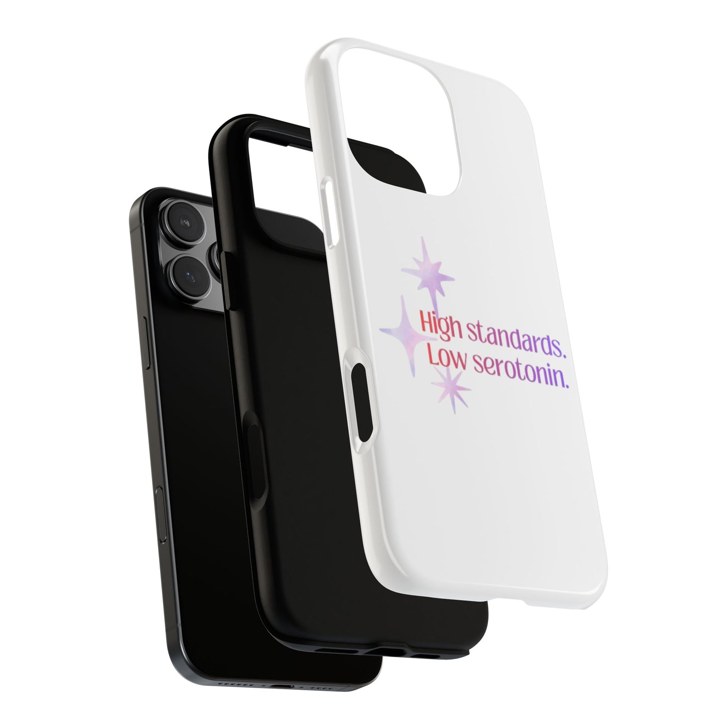 High Standards Low Serotonin Phone Case For iPhone And Samsung