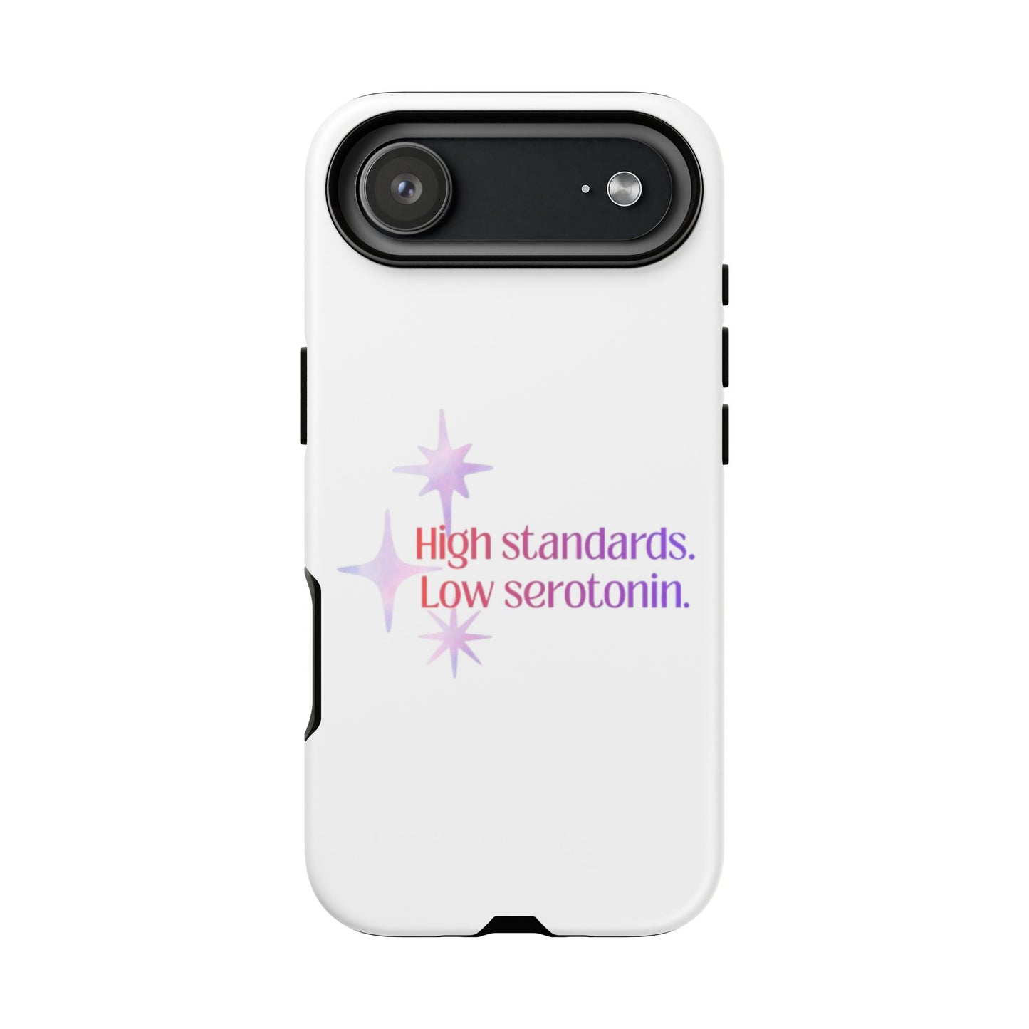 High Standards Low Serotonin Phone Case For iPhone And Samsung