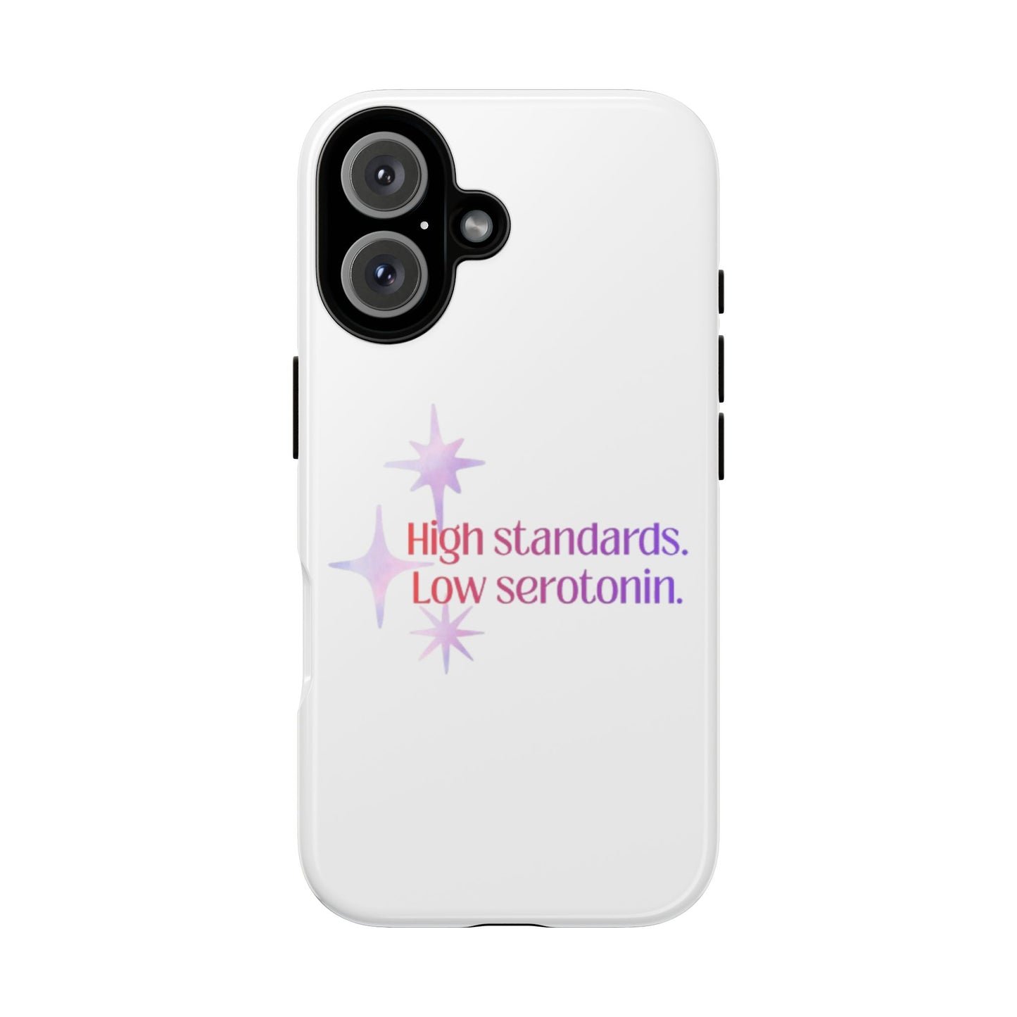 High Standards Low Serotonin Phone Case For iPhone And Samsung