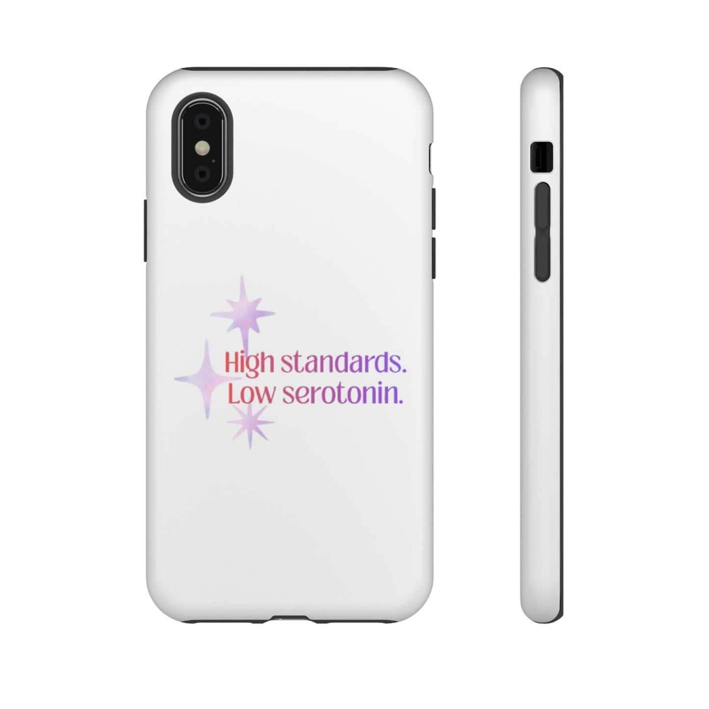 High Standards Low Serotonin Phone Case For iPhone And Samsung
