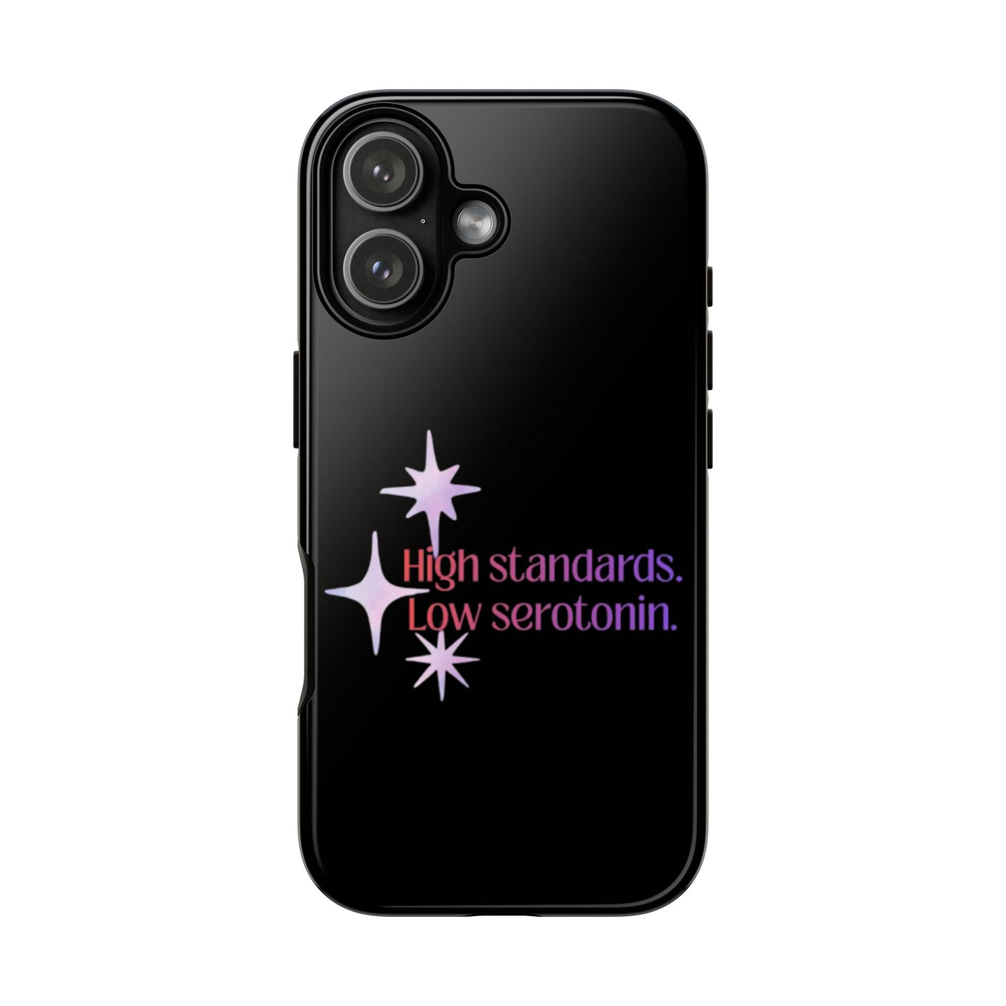 High Standards Low Serotonin Phone Case For iPhone And Samsung
