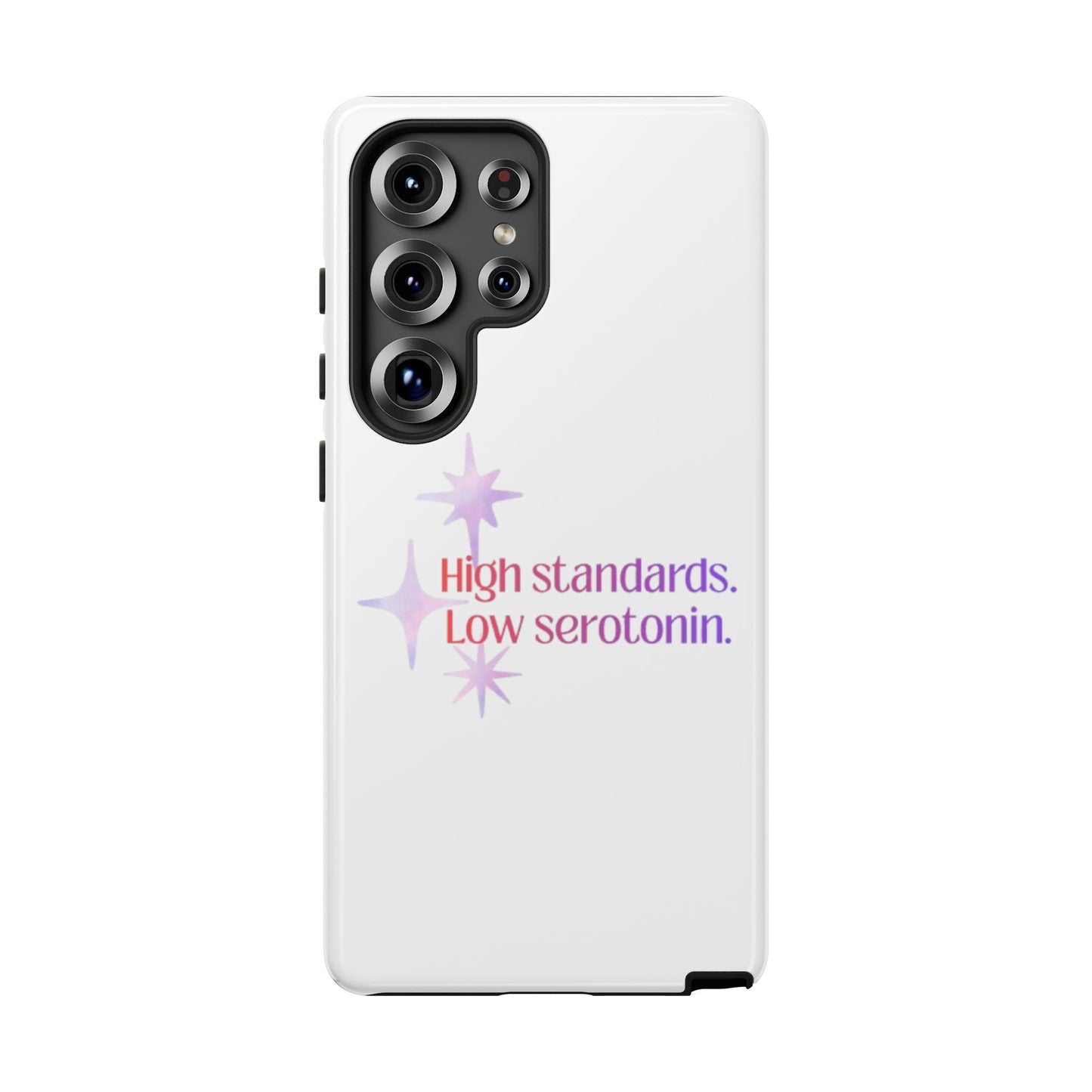 High Standards Low Serotonin Phone Case For iPhone And Samsung