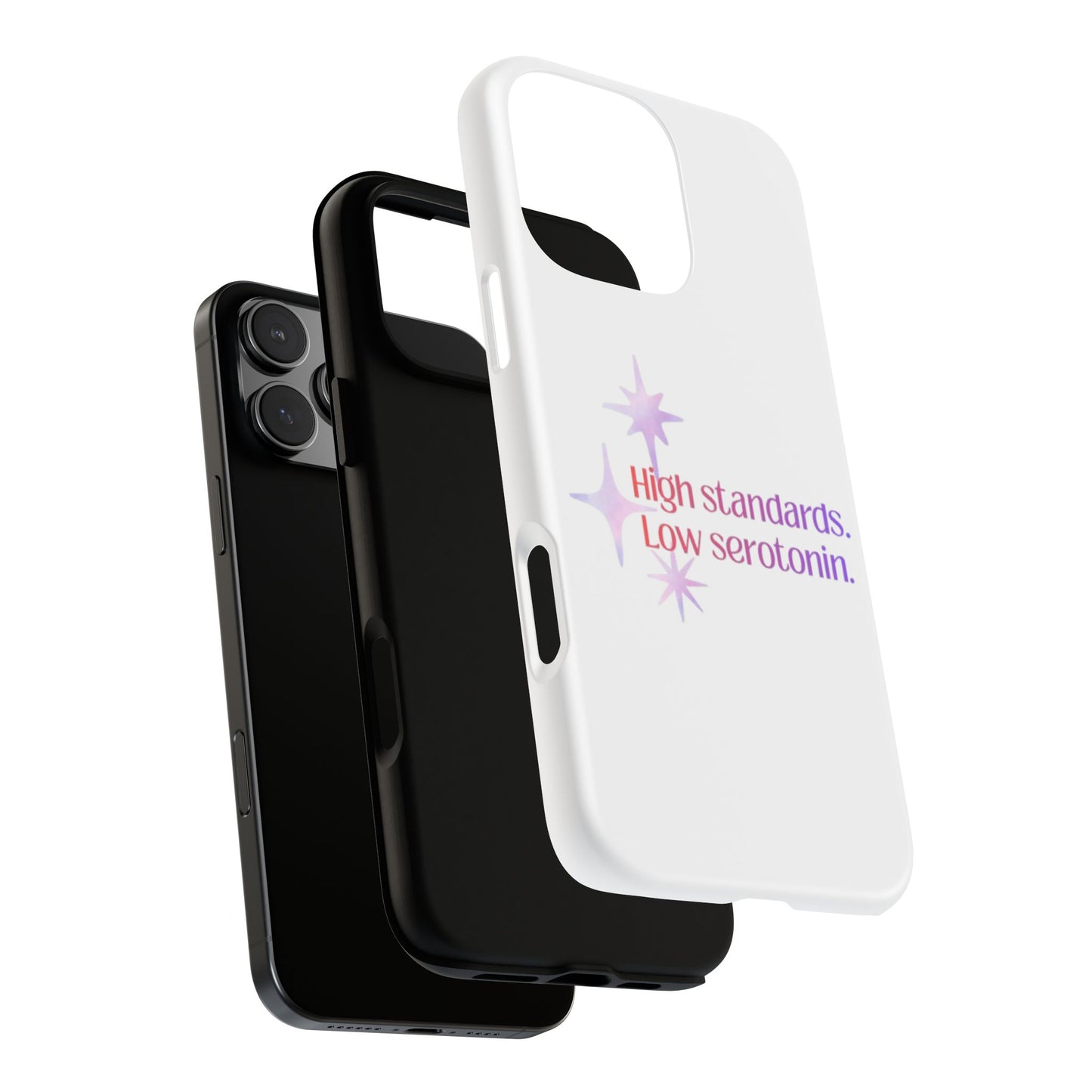 High Standards Low Serotonin Phone Case For iPhone And Samsung