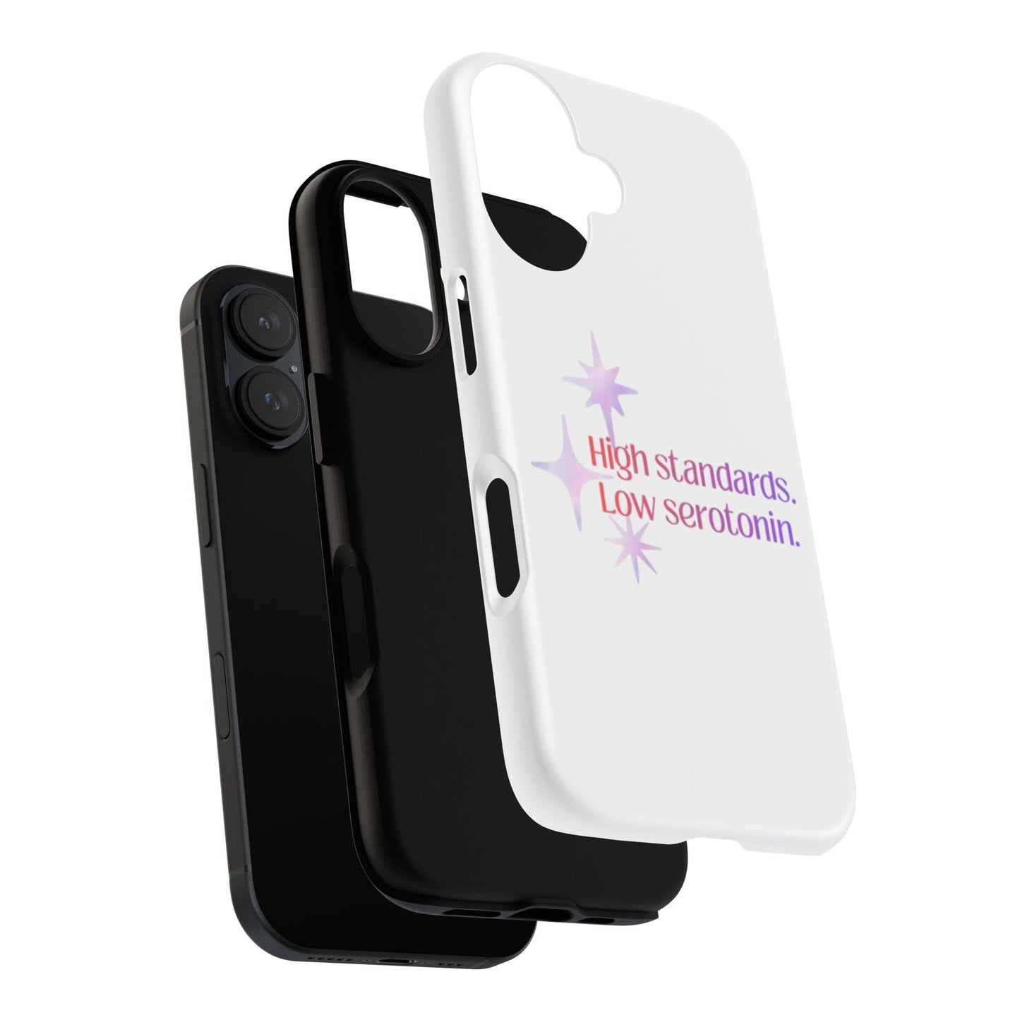 High Standards Low Serotonin Phone Case For iPhone And Samsung