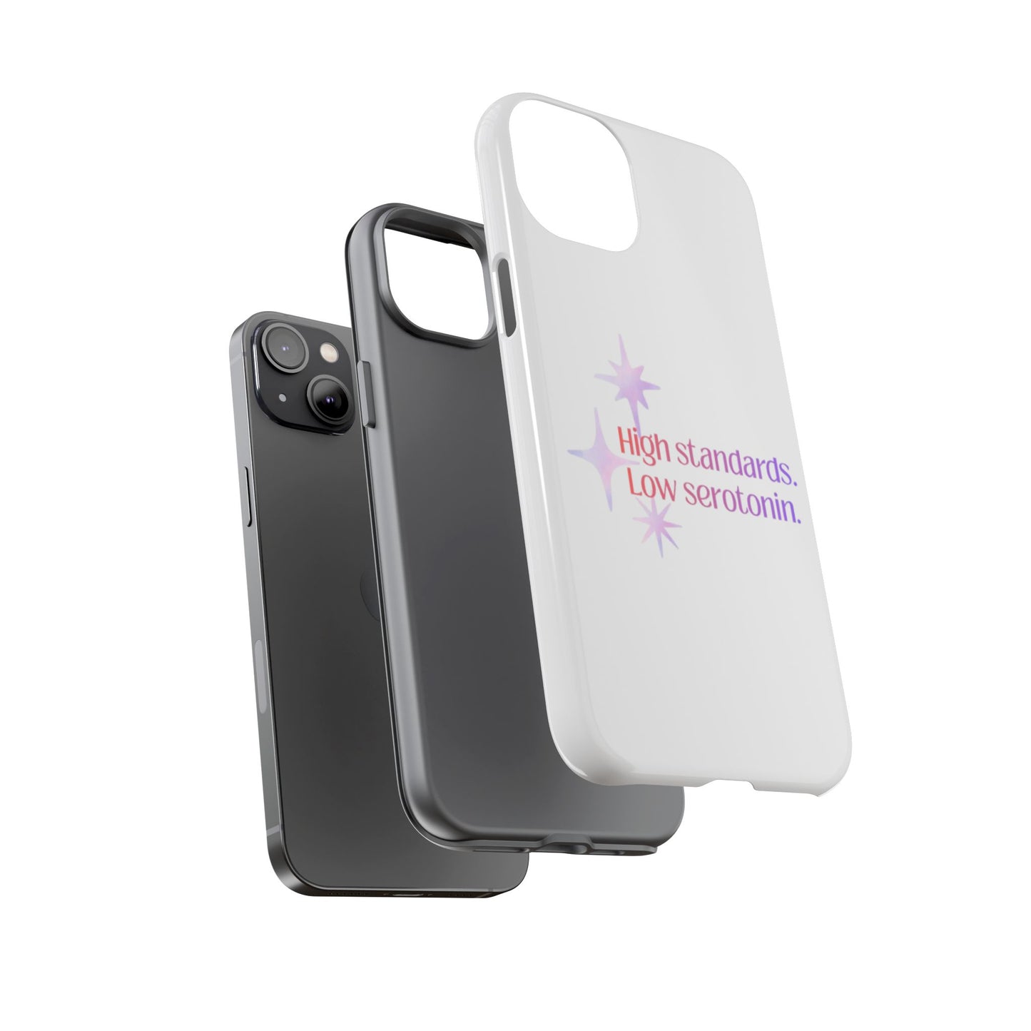 High Standards Low Serotonin Phone Case For iPhone And Samsung