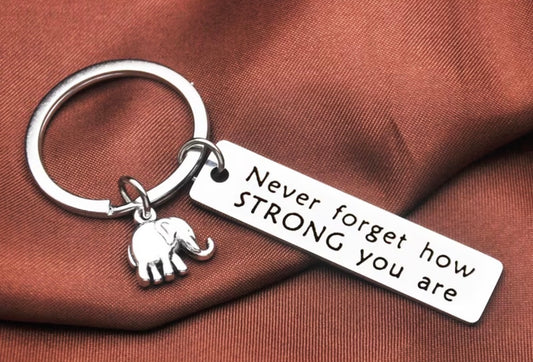 Never Forget How Strong You Are Keyring/Keychain