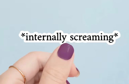 Internally Screaming Sticker Set