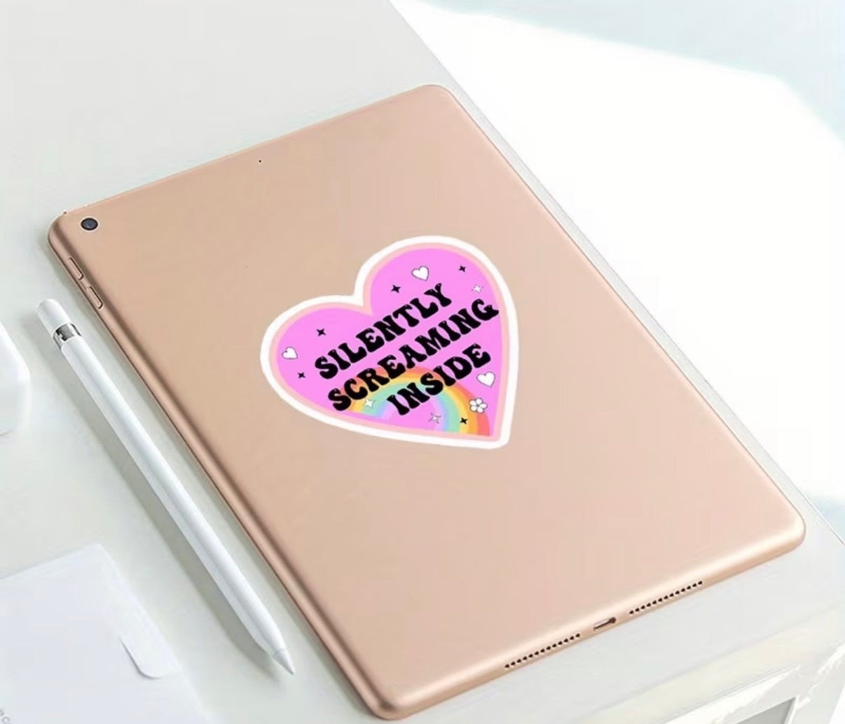 Silently Screaming Inside Sticker