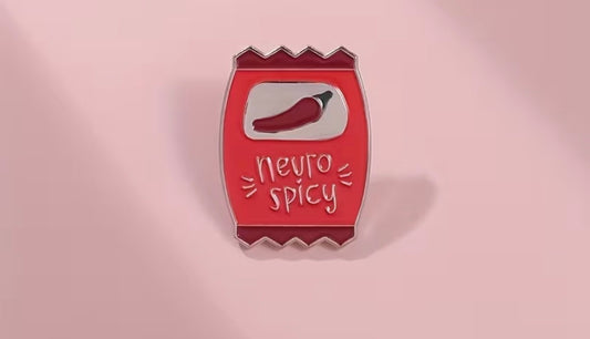 Neurospicy Neurodivergent Badge/Pin